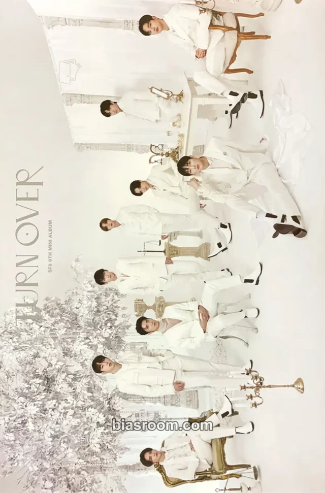 SF9 - TURN OVER Album S version poster first press only