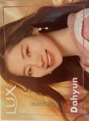Dahyun TWICE x LUX Photocard - TWICE - TWICE K-pop photocard
