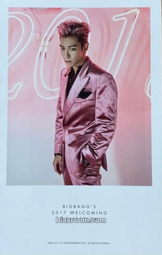 BIGBANG - T.O.P - BIGBANG'S 2017 WELCOMING COLLECTION Other dvd/blu-ray inclusion sticker