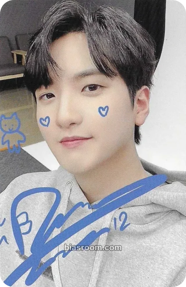 LUCY - Gwangil - Blue Album dear my muse (dmm) fansign round 5 printed signature