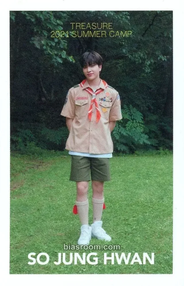 TREASURE - So Junghwan - 2021 SUMMER CAMP Other kit photocard photocard set holographic (hologram)
