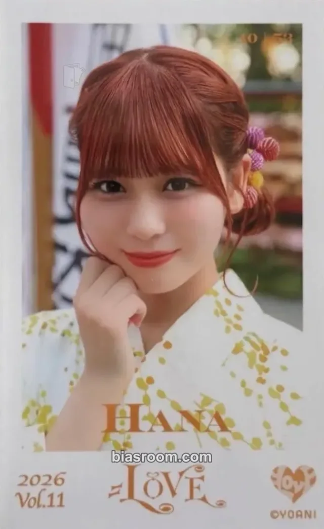 =LOVE - Oba Hana - STADIUM LIVE 「Beyond “Kyun” ♡」 Event polaroid random pack trading card