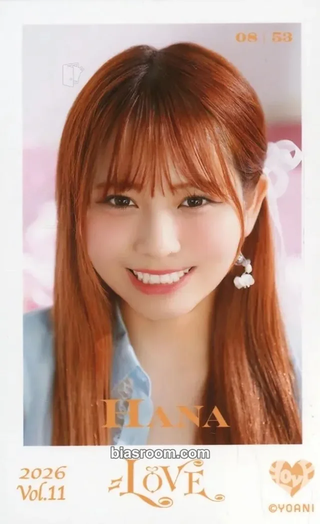 =LOVE - Oba Hana - STADIUM LIVE 「Beyond “Kyun” ♡」 Event polaroid random pack trading card