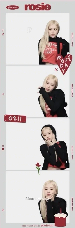 Rosé Rosé X Photoism - Birthday Celebration 2026 Photocard - BLACKPINK - BLACKPINK K-pop photocard