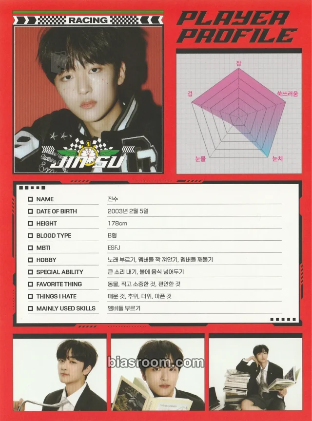 LUN8 - Jinsu - Continue? Album i version album inclusion non-standard size large postcard