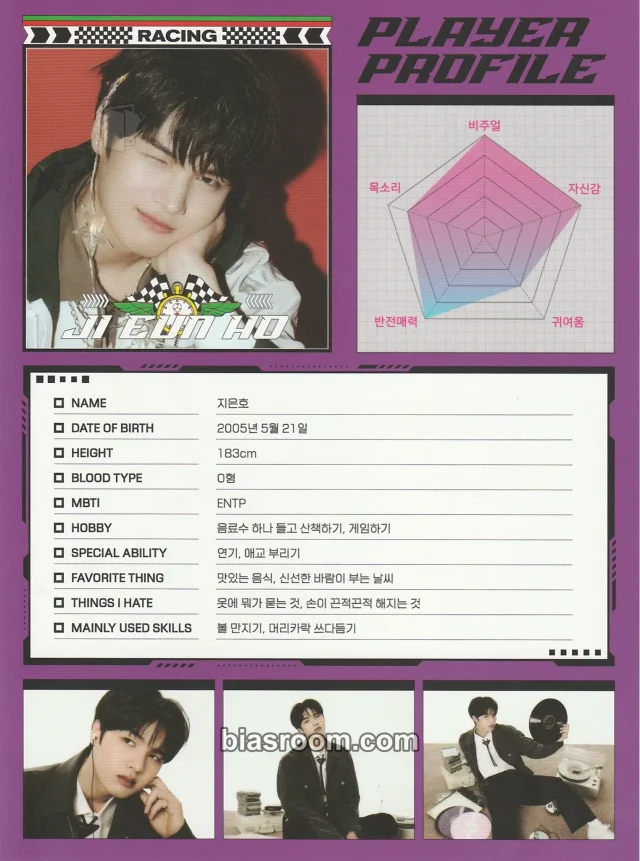 LUN8 - Ji Eunho - Continue? Album large postcard i version album photocard non-standard size