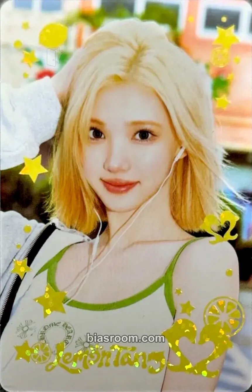Jiwoo Lemon Tang Photocard - Hearts2Hearts - Hearts2Hearts K-pop photocard