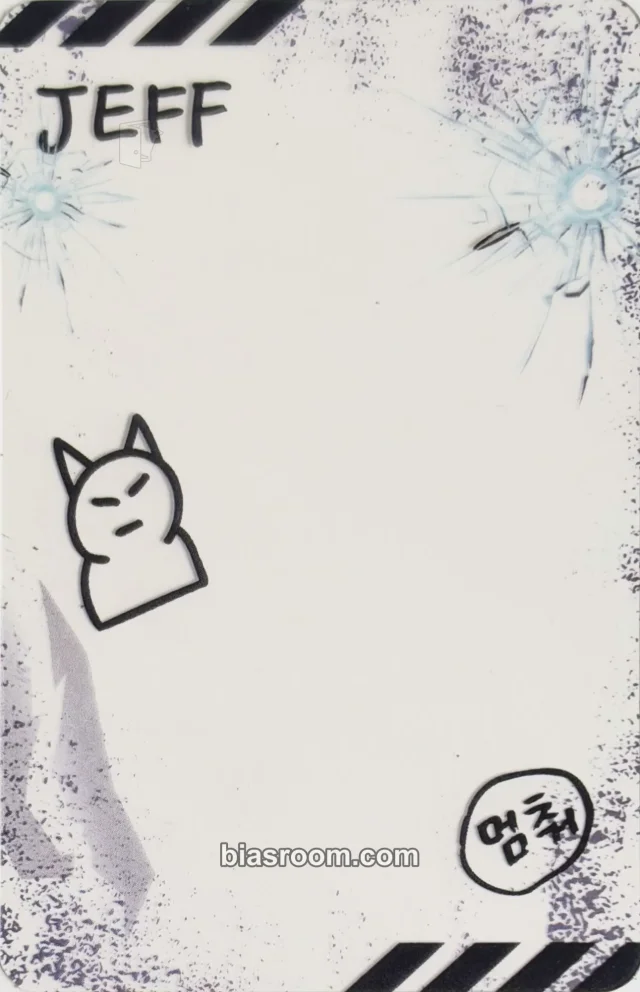 EPEX - Jeff - Prelude of Anxiety Chapter 2. 'Can We Surrender?' Album frame photocard transparent/translucent