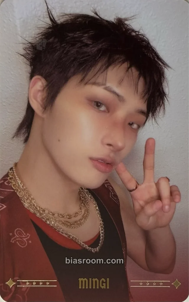 ATEEZ - Mingi - Higher Timepiece × ATEEZ Other inkigayo selfie foil card special version