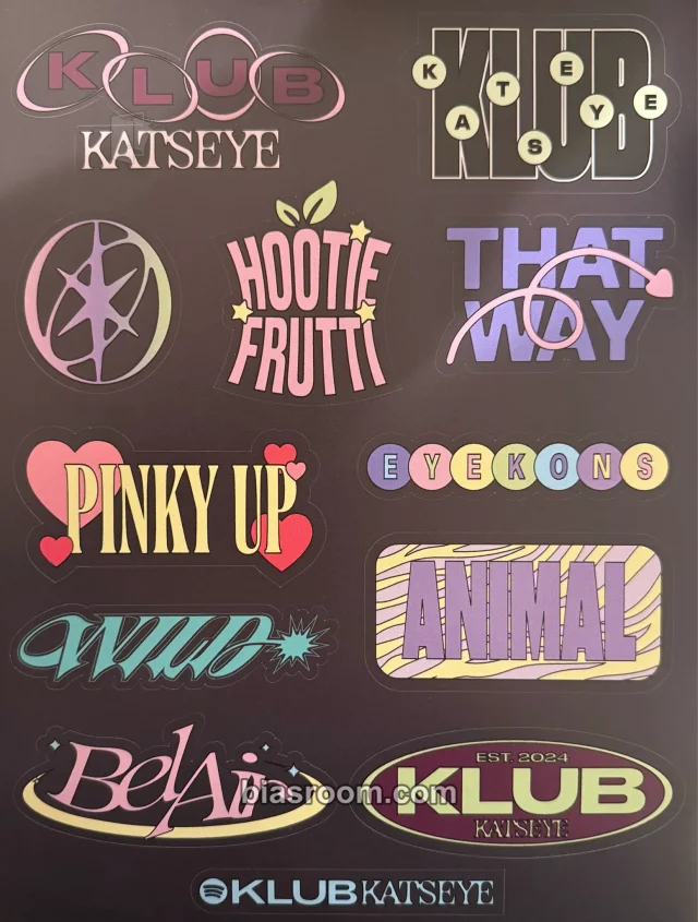 KATSEYE - Klub KATSEYE Event sticker sheet