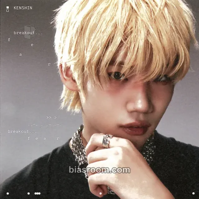 CLOSE YOUR EYES - Kenshin - blackout Album album inclusion postcard