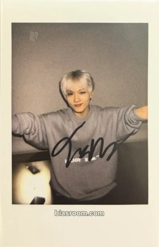 NCT DREAM - Jisung - Glitch Mode Album withfans / yizhiyu (yzy) video call/fancall round 4 polaroid printed signature