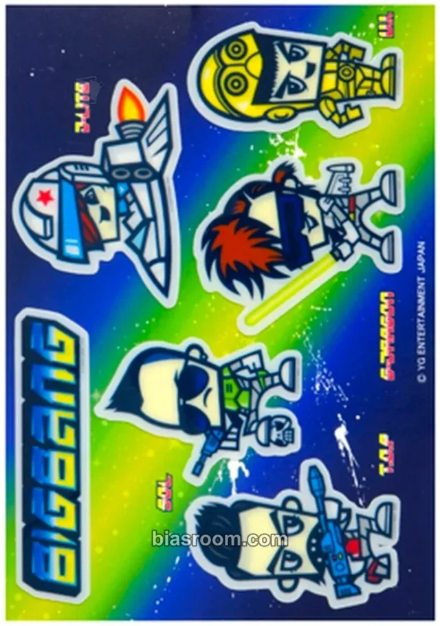 BIGBANG - Electric Love Tour Event merch inclusion sticker sheet