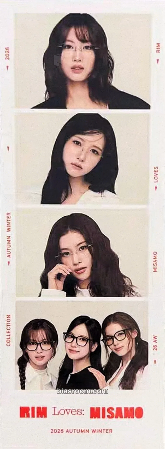 MISAMO x RIM by JINS Photocard - TWICE - TWICE K-pop photocard