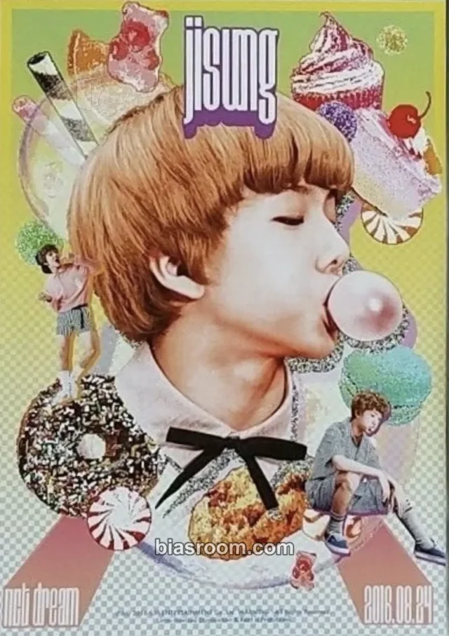 NCT DREAM - Jisung - Chewing Gum Album coex poster merch inclusion