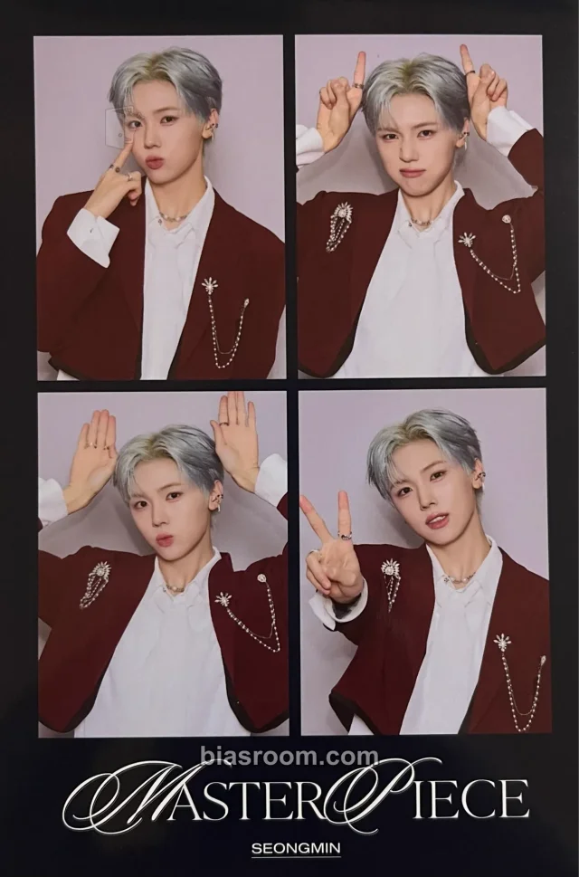 CRAVITY - Seongmin - 1st WORLD TOUR 'MASTERPIECE' Media - DVD / KiT Other 4 cut photo kit inclusion KiT/kihno version item set