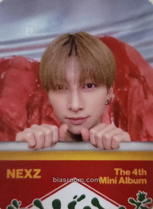 NEXZ - Yu - Saucin' Album mini photocard pop-up makestar merch photocard purchase benefit