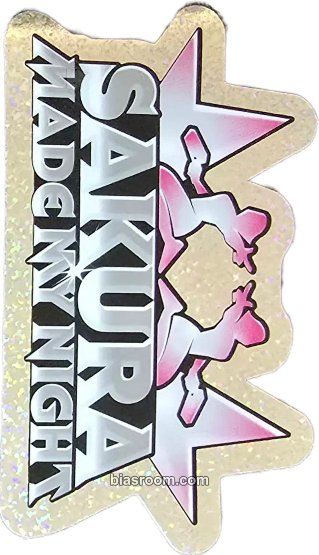 LE SSERAFIM - Sakura - Made My Night Album sticker compact version album photocard pink overlay version