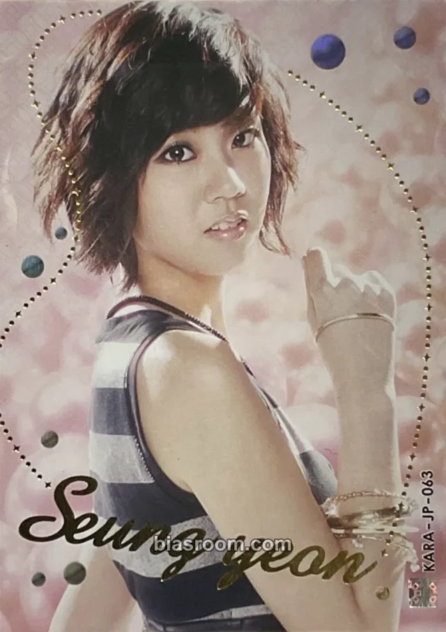 Seungyeon KARA KARA Star Collection Cards K-pop photocard