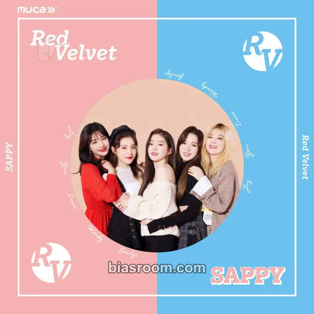 Red Velvet - Sappy Album sticker music card mumo