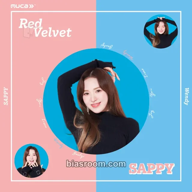 Red Velvet - Wendy - Sappy Album sticker music card mumo