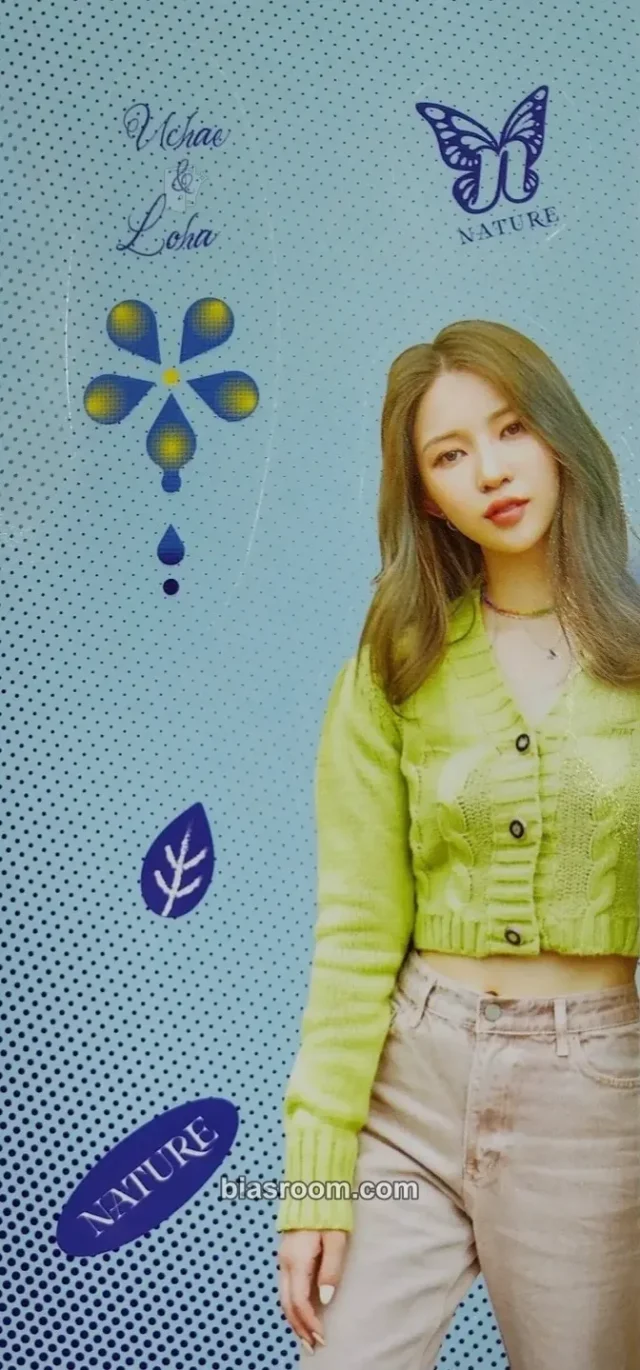 Nature - Loha - NATURE WORLD : CODE W Album album inclusion sticker sheet