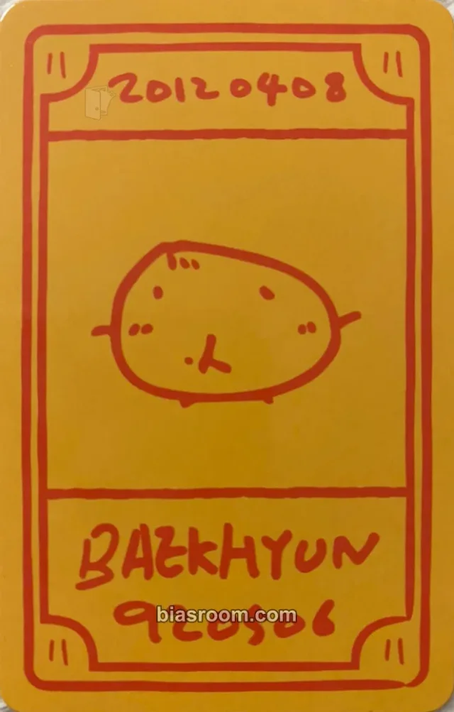 EXO - Baekhyun - EXO's 11th Debut Anniversary MD Other merch photocard 11th anniversary photocard set talisman/lucky card