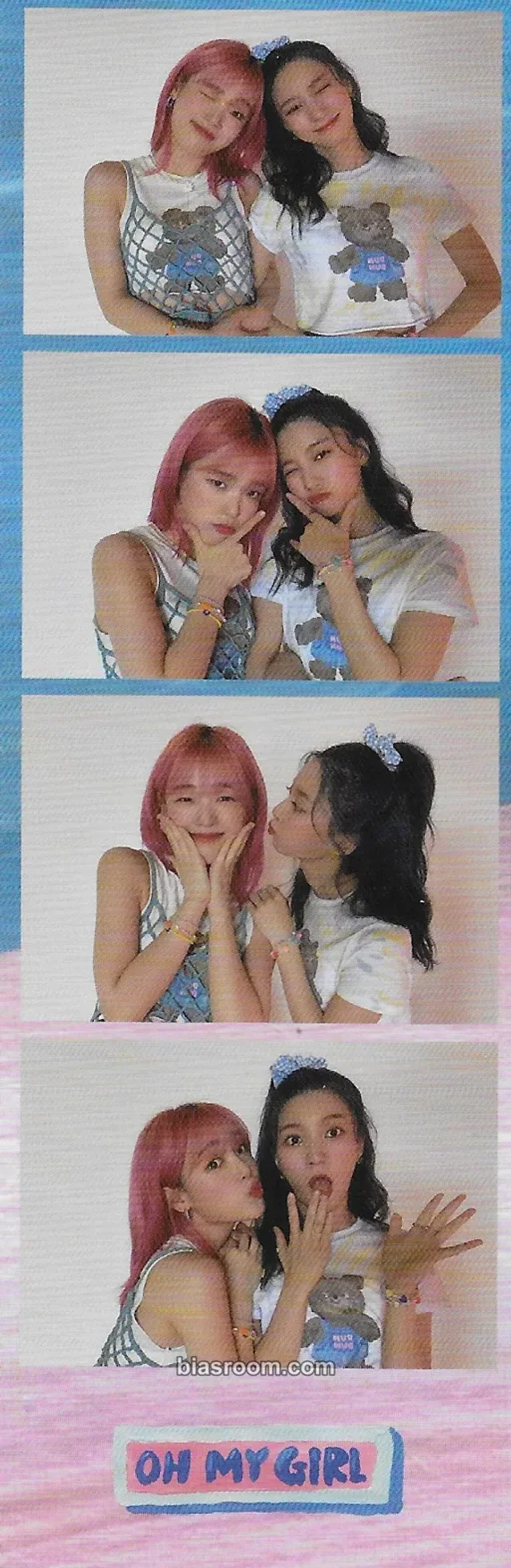 OH MY GIRL - Yubin & Seunghee - Dear OHMYGIRL Album fansign photo strip 4 cut photo event
