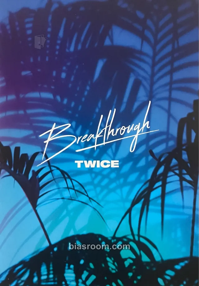 TWICE - Breakthrough Album lyrics booklet japan limited edition B version