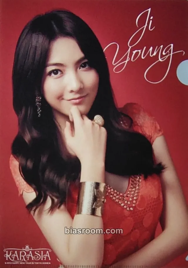 Jiyoung KARA Karasia 2013 Happy new year at The Tokyo Dome K-pop photocard