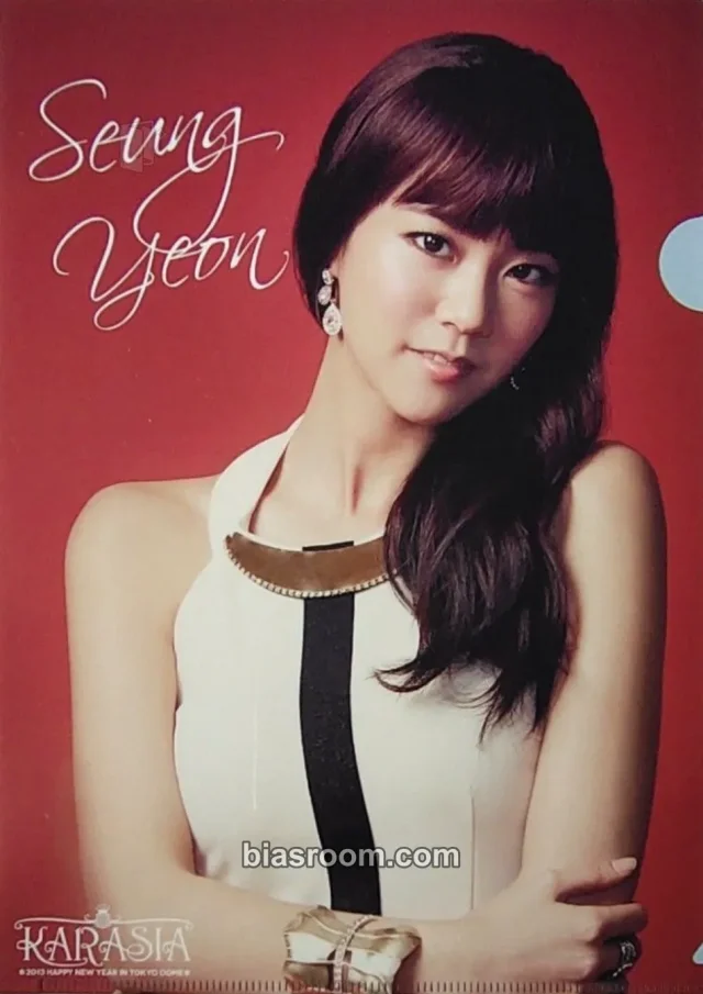 Seungyeon KARA Karasia 2013 Happy new year at The Tokyo Dome K-pop photocard
