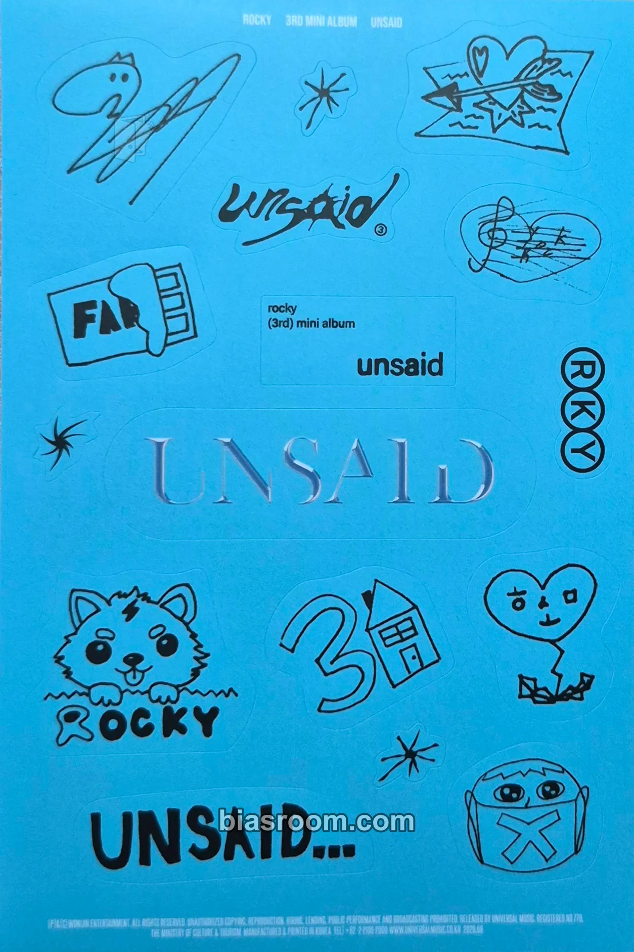 Rocky Unsaid Photocard - ROCKY - ROCKY K-pop photocard