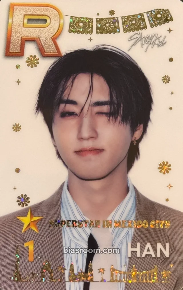 Stray Kids - HAN - SuperStar JYP (Pop-Ups Only) Event pvc card foil card mexico city (cdmx) superstar