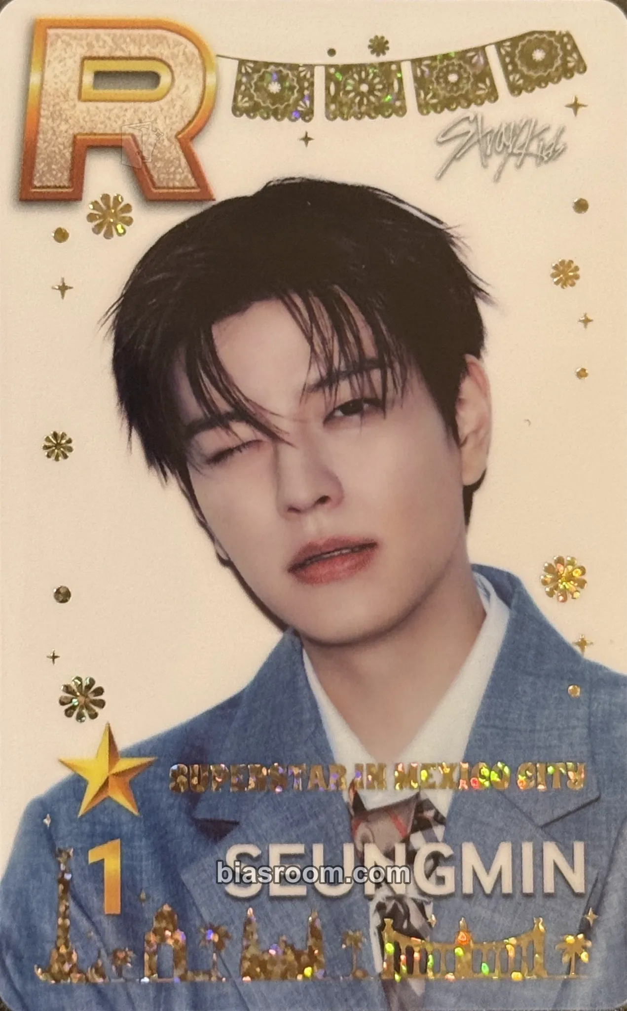 Seungmin SuperStar JYP (Pop-Ups Only) Photocard - Stray Kids - Stray Kids K-pop photocard