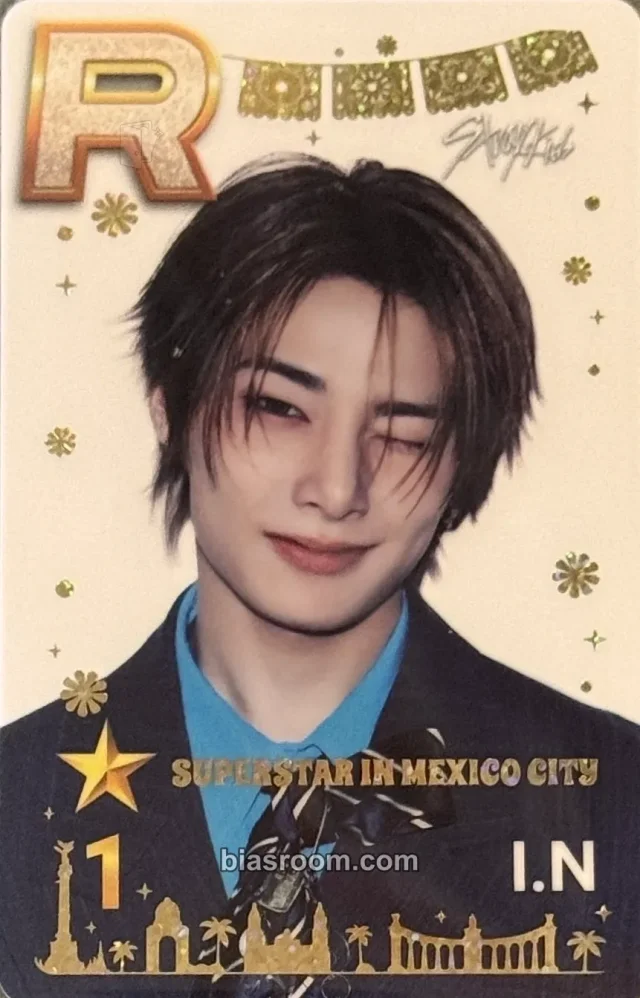 Stray Kids - I.N - SuperStar JYP (Pop-Ups Only) Event superstar foil card pvc card mexico city (cdmx)