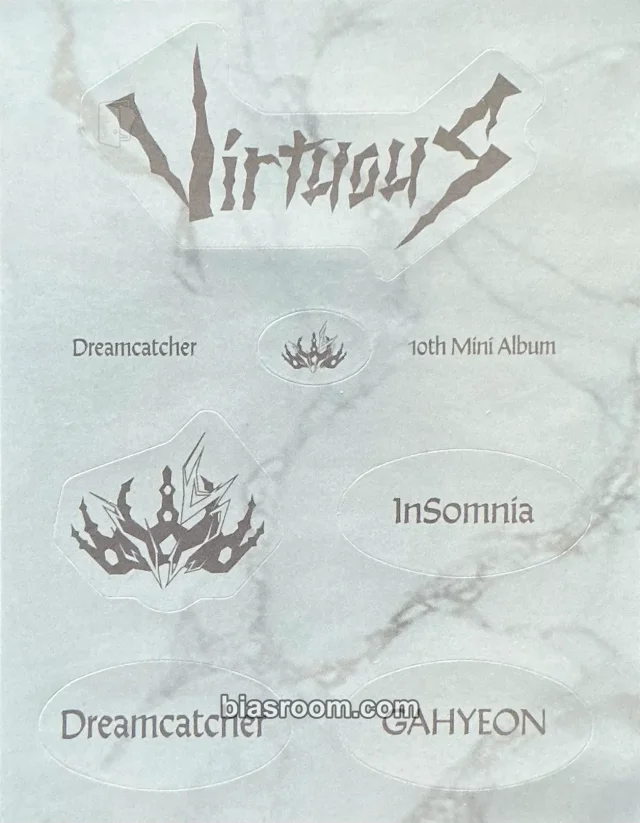 Dreamcatcher - Gahyun - VirtuouS Album album inclusion gahyun version poca album sticker sheet