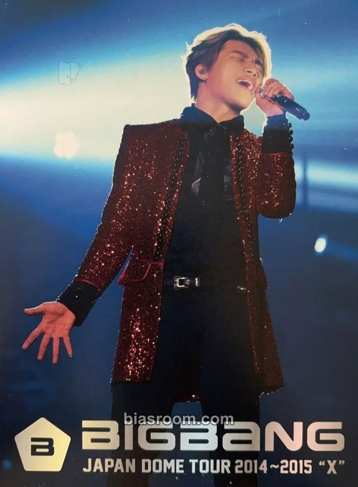 Daesung BIGBANG Japan Dome Tour X 2014-2015 DVD 小卡 - BIGBANG - BIGBANG K-pop 小卡