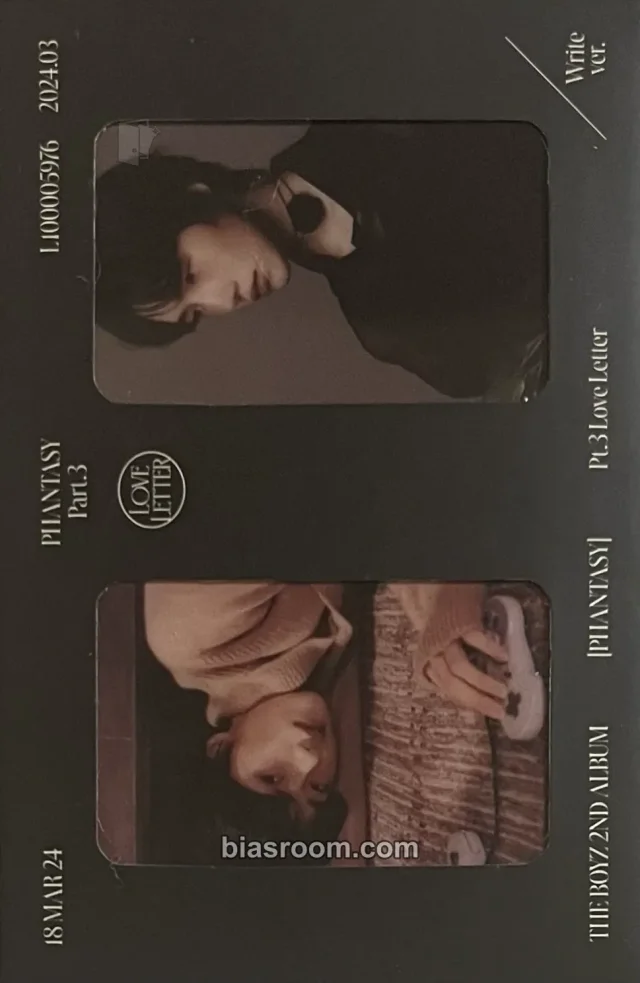 THE BOYZ - New - Phantasy Pt. 3: Love Letter Album 2 cut photo slide film album inclusion