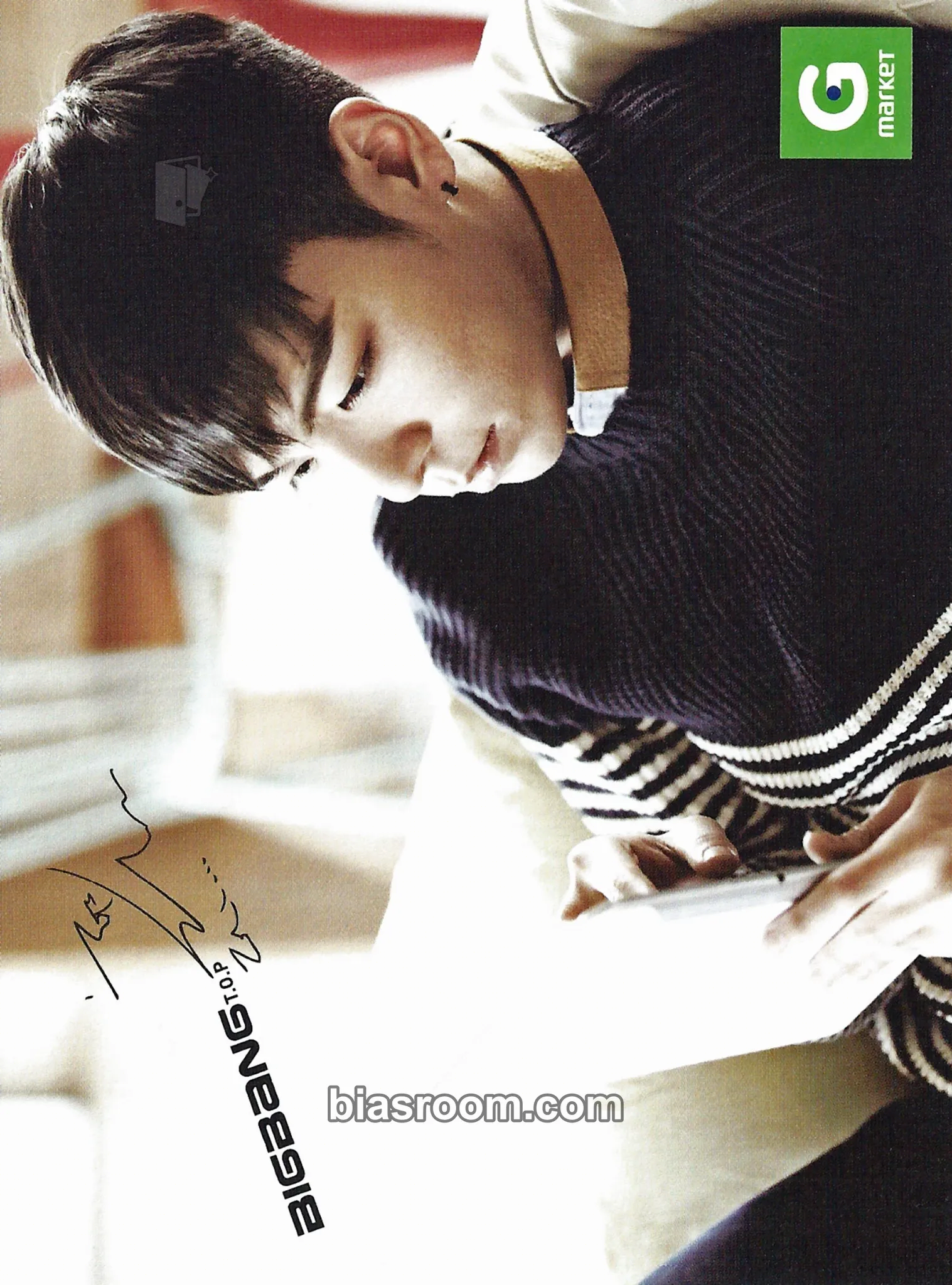 T.O.P BIGBANG x Gmarket Photocard - BIGBANG – BIGBANG K-Pop-Photocard
