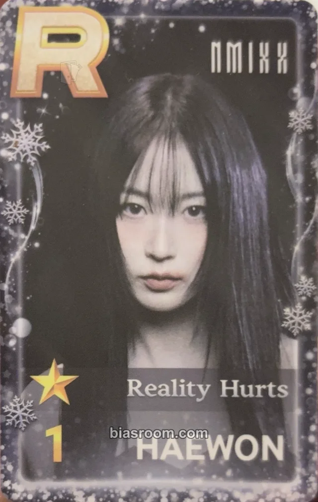 NMIXX - Haewon - SuperStar Events Event christmas event christmas version pop-up superstar pvc card
