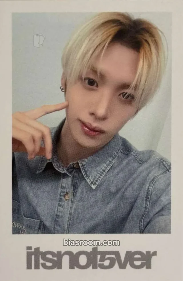 idntt - Choi TaeIn - itsnotover Album everline round 2 video call/fancall 1:1 polaroid