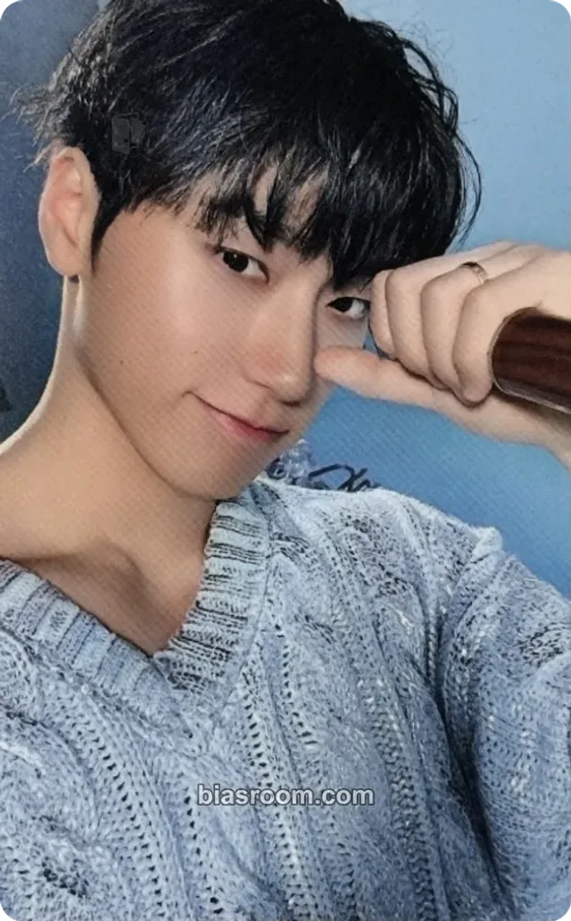 ATEEZ - San - Blue Drift MD - 8th Anniversary Other merch photocard exhibition bag