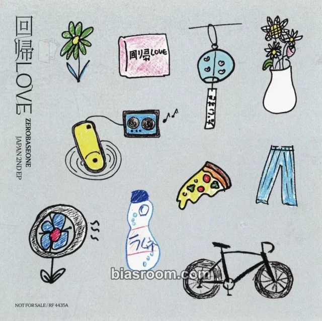ZEROBASEONE - ๅๅธฐ๐ฟ๐๐๐ธ Album limited edition album inclusion sticker sheet