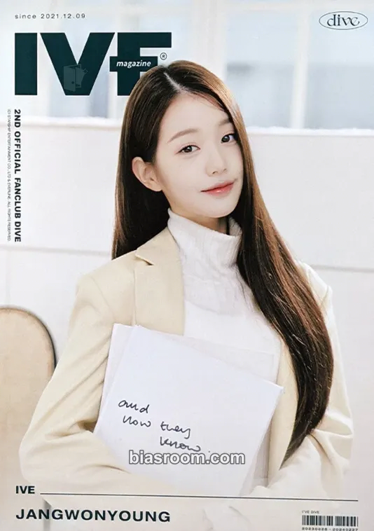 Wonyoung 2nd DIVE Official Fanclub: MAGAZINE IVE Photocard - IVE - IVE K-pop photocard