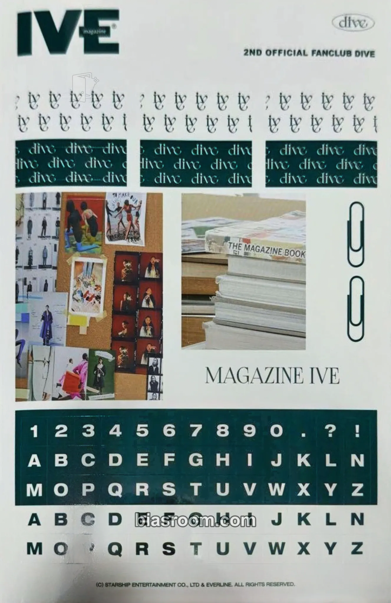 2nd DIVE Official Fanclub: MAGAZINE IVE Photocard - IVE - IVE K-pop photocard