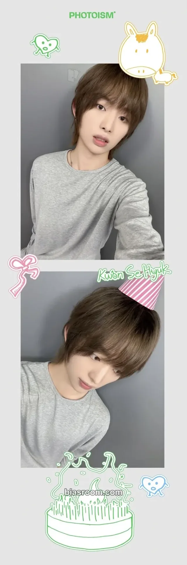 Dragon Pony - Kwon Se Hyuk - PHOTOISM x DRAGON PONY Other photoism photo strip 2 cut photo 2nd anniversary