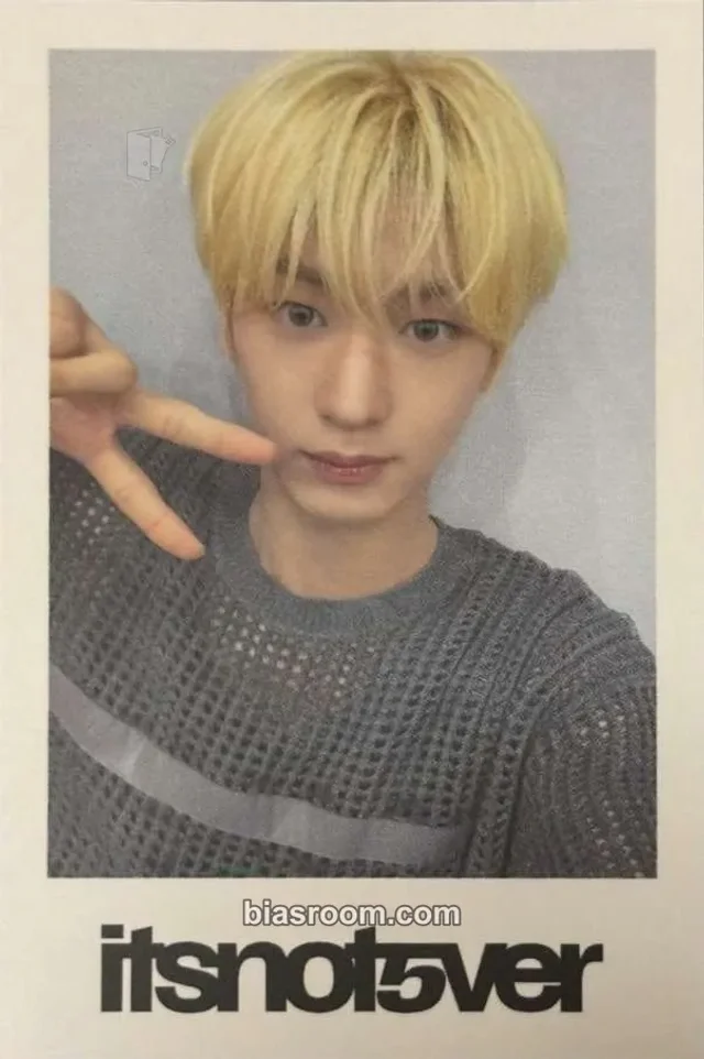 idntt - Lee KyuHyuk - itsnotover Album everline round 3 video call/fancall polaroid