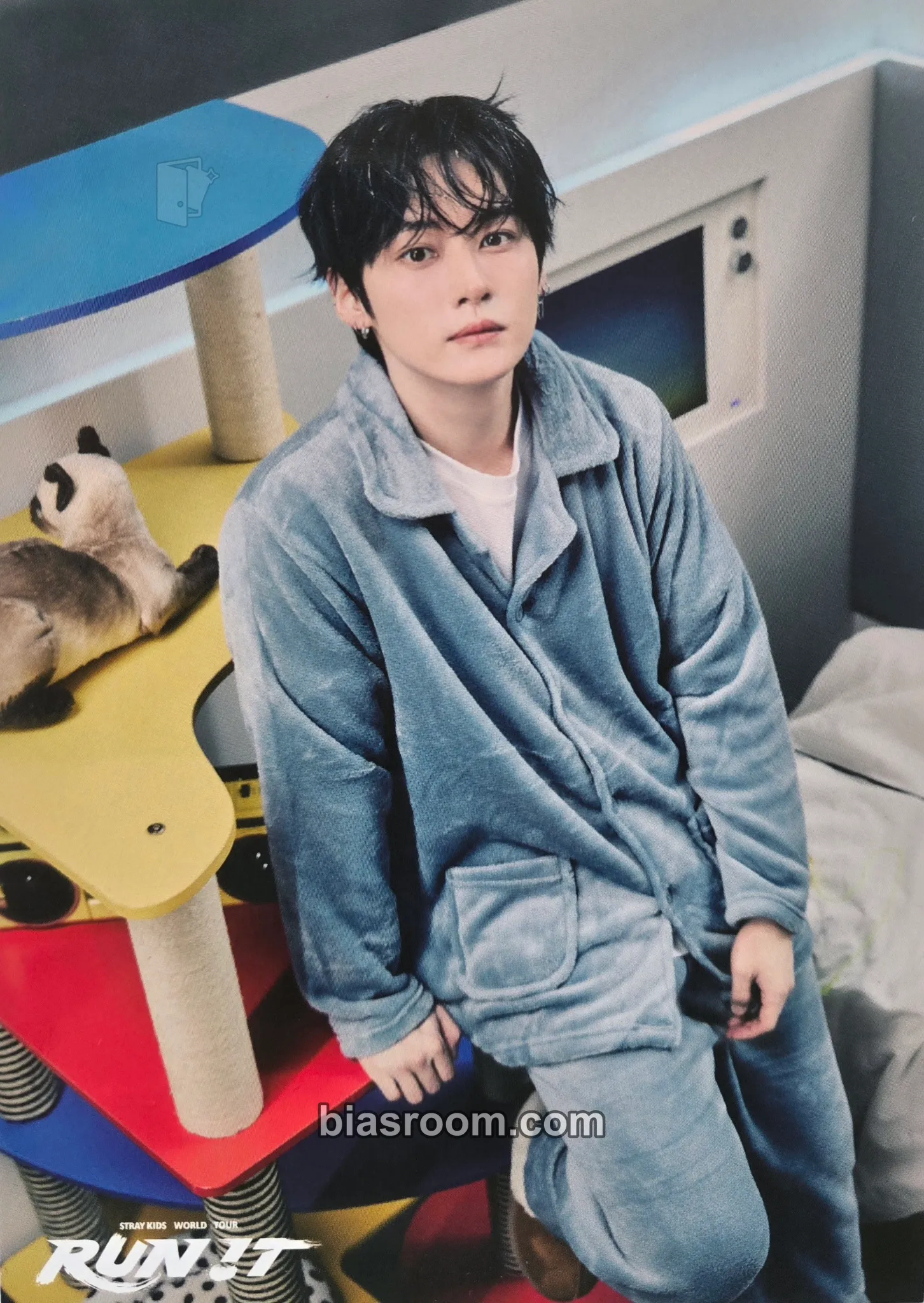 Lee Know RUN IT World Tour Photocard - Stray Kids - Stray Kids K-pop photocard