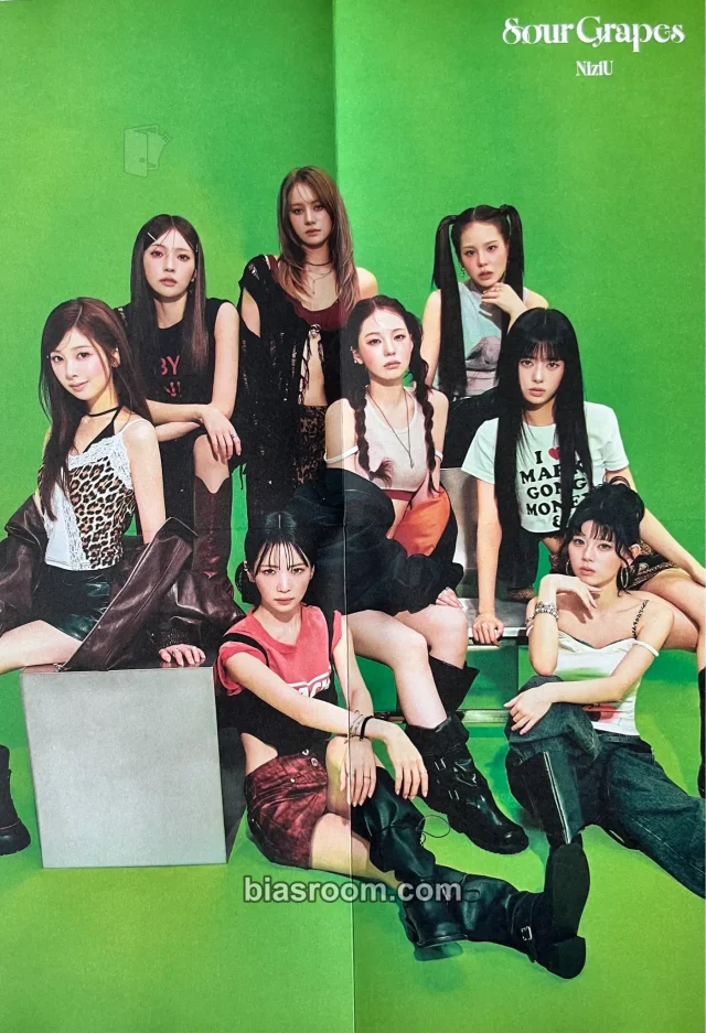 NiziU - Sour Grapes Album first press only album inclusion poster sour grapes version