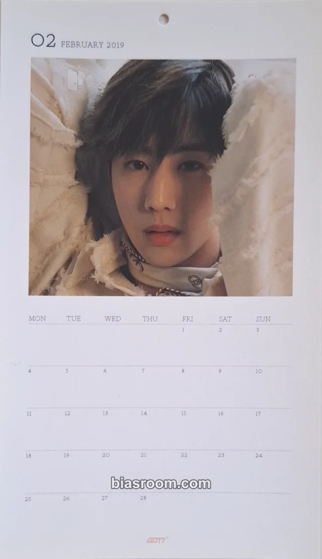 GOT7 - Mark - Present: YOU & ME Album pob (pre-order benefit) postcard calendar